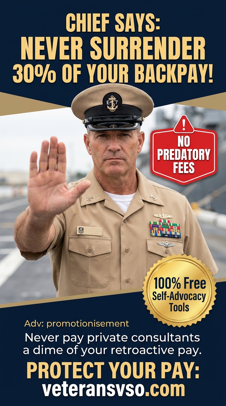 Chief Says: Never Surrender 30% Of Your Backpay!